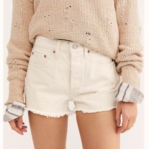 Levi’s 501 High Rise Denim Shorts